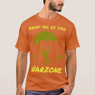 T-shirt Déposez-Moi Chez Warzone Parachute Gamer