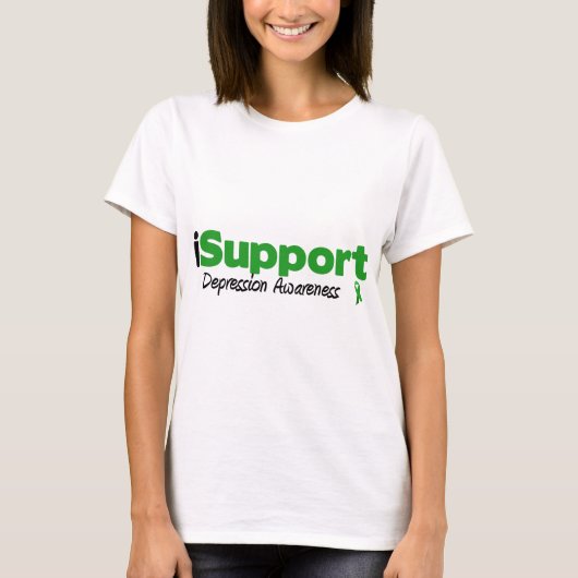 T-shirt dépression d'iSupport (Devant)