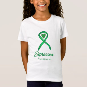T-Shirt Depression Sensibilisation Ruban Coeur personnalis