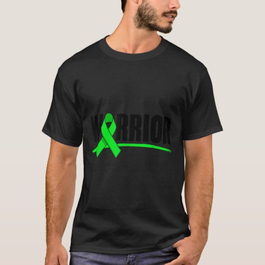 T-shirt Depression Warrior Ribbon Mental Health Awareness  (Devant)