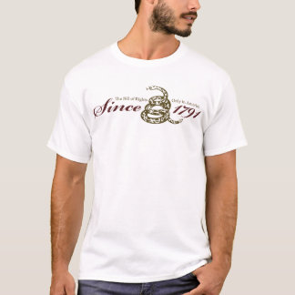 T-shirt Depuis 1791 - la déclaration des droits