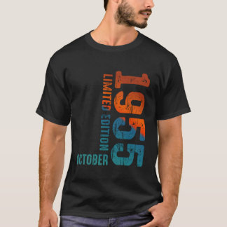 T-shirt Depuis 1955 Édition Limitée Octobre 1955 Année 195