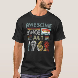 T-shirt Depuis juillet 1962 cru impressionnant