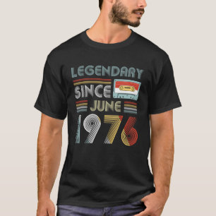 T-shirt Depuis juin 1977 cru légendaire d'anniversaire