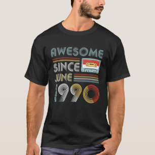 T-shirt Depuis juin 1990 29ème anniversaire impressionnan