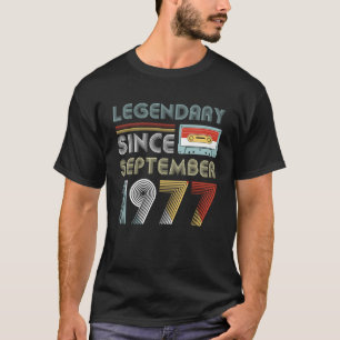 T-shirt Depuis septembre 1977 cru légendaire