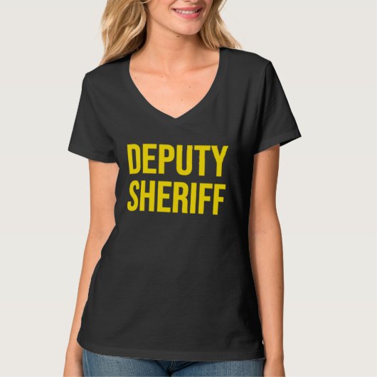 T-SHIRT DEPUTY SHERIFF POLICE LAW ENFORCEMENT UNIFORM FRON (Devant)