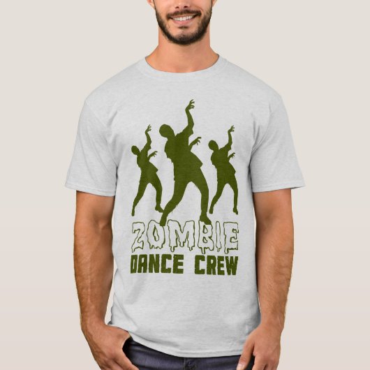 T-shirt d'équipage de danse de zombi (Devant)