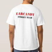 T-SHIRT D'ÉQUIPE DE RUE D'EARCANDY (Dos)