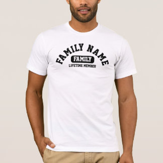 T-Shirt d'équipe familiale personnalisé