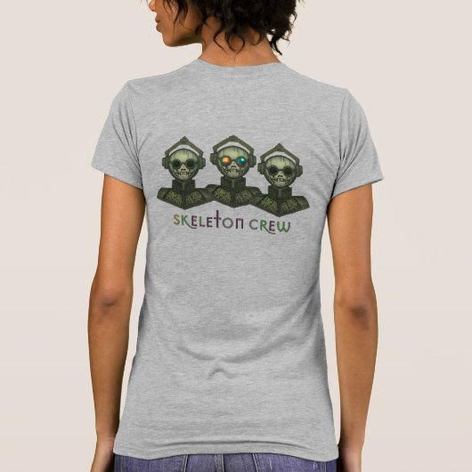 T-Shirt d'équipe squelette (Dos)