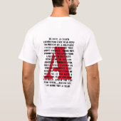 T-shirt d'équipe van long texte (Dos)