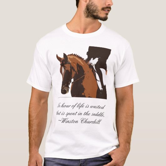 T-shirt d'équitation (Devant)