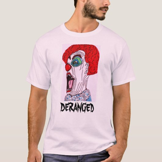 T-shirt DERANGÉ CLOWN HALLOWEEN tee (Devant)