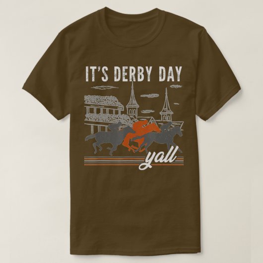 T-shirt Derby Day 2023 Derby cheval derby robe Derby Suit (Design devant)