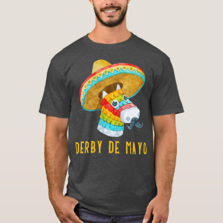 T-shirt Derby de Mayo Kentucky Horse Race Mexique Pinata M