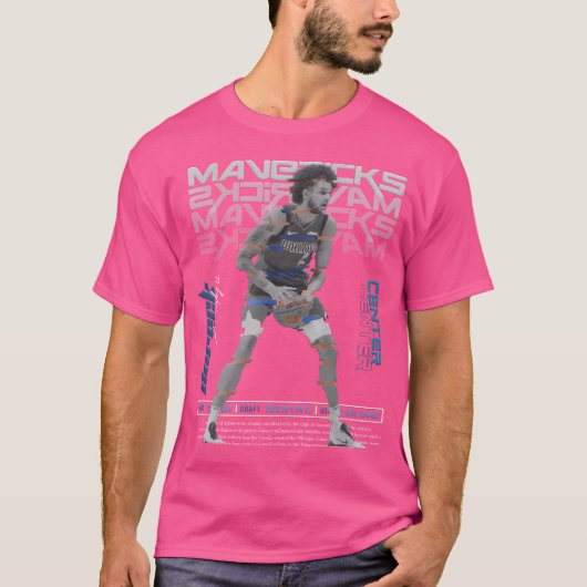 T-shirt Dereck Basketball animé Art Mavericks (Devant)