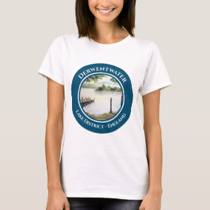T-shirt Dergone Water Keswick Angleterre Watercolor Painti