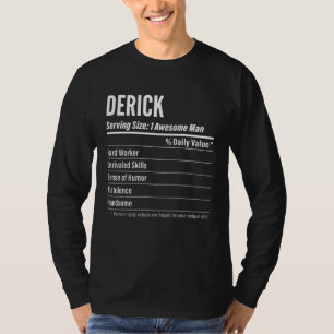 T-shirt Derick Informations Nutritionnelles Portion Calor