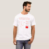 T-shirt Dérivation pour le fomula du volume d'un cône (Devant entier)