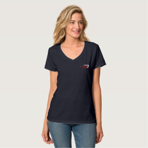 T-shirt Dérive Col en V pour femmes