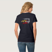 T-shirt Dérive | Col en V pour femmes (Dos entier)