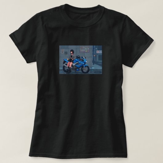 T-shirt Dérive nocturne pluvieuse (Design devant)