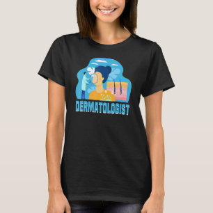T-shirt Dermatologue Peau Cheveux et ongles Docteur Dermat