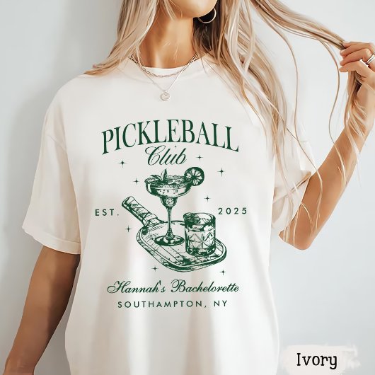 T-shirt Dernier balancement avant le week-end Pickleball B