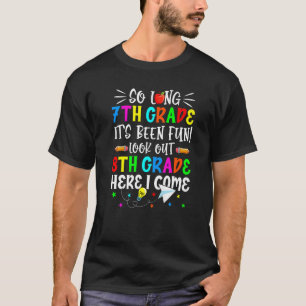 T-shirt Dernier jour 7e année 8e année Je reviens