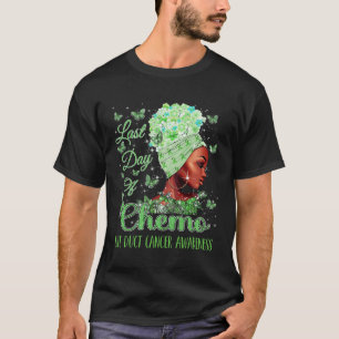 T-shirt Dernier Jour De Chimio Cancer Des Voies Biliaires