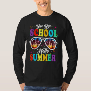 T-shirt Dernier Jour De L'École Bye École Bonjour Piscine