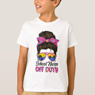 T-shirt Dernier Jour De L'École Infirmière Hors Service Me