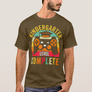 T-shirt Dernier Jour De Maternelle Chemise Niveau Vide Com
