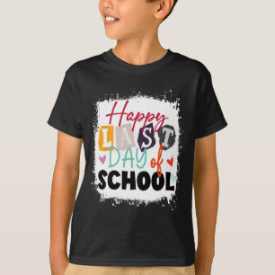 T-shirt Dernier Jour D'École Enseignant &amp; Enfants 