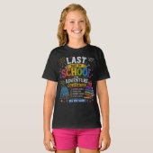 T-shirt Dernier Jour d'École L'Aventure Continue (Devant entier)