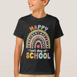 T-shirt Dernier Jour D'École Professeur Étudiant Remise De