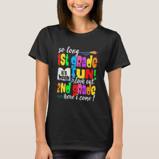 T-shirt Dernier Jour Première Année Sortez 2e Année Retour