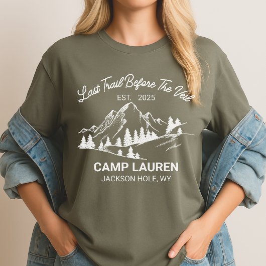 T-shirt Dernier sentier avant la chemise Voile, Camp Bach 