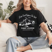 T-shirt Dernier sentier avant la chemise Voile, Camp Bach 