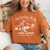 T-shirt Dernier sentier avant le maillot du voile, Camp pe