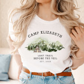 T-shirt Dernier sentier avant le week-end de célibat derri