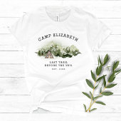 T-shirt Dernier sentier avant le week-end de l'enterrement