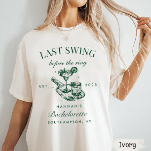 T-shirt Dernier Swing Avant Le Week-End Pickleball Bach