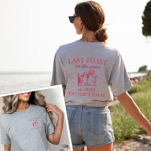 T-shirt Dernier Toast Sur La Côte Beach Bachelorette Party