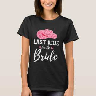 T-shirt Dernier tour pour l'enterrement de vie de jeune fi