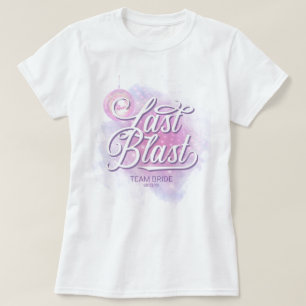 T-shirt Dernière équipe de mariée de disco de célibat ID92