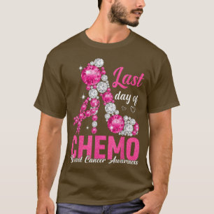 T-shirt Dernière journée de Chemo High Heels Pink Breast C