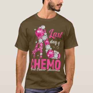 T-shirt Dernière journée de Chemo High Heels Pink Breast C