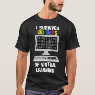 T-shirt Dernière journée de l'école Virtual Online Remote 
